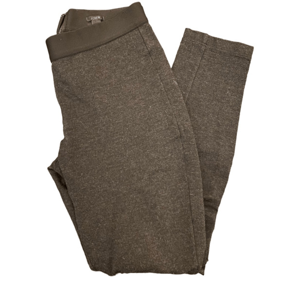 J Crew Pixie Charcoal Gray Pants 31090 Women's Ponte Leggings size 4 - Picture 1 of 9